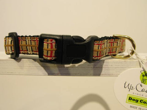 Up Country - Plaid - Town & Country Collection Dog Collar