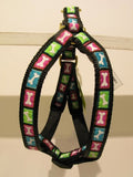 Up Country - Bright Bones - Designscape Collection Dog Harness