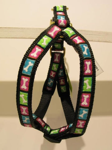 Up Country - Bright Bones - Designscape Collection Dog Harness