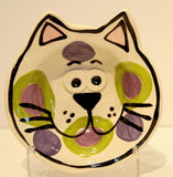 Artzfolk Happy Cat Bowl - Handcrafted Pottery Bowl