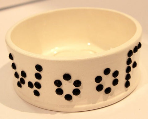 Personalized Porcelain Dog Bowl