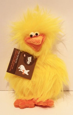 West Paw Spring Chicken Furry Dog Toy