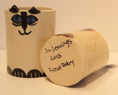 Firecat POTTERY Vase / Pencil Holders